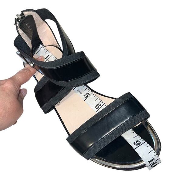 ▶️ Stuart Weitzman ◀️ Black Silver Expo Jet with Mirror. Size 8 - Picture 11 of 13